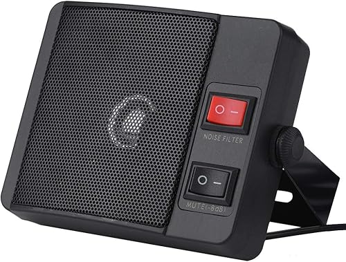 Mini Walkie Talkie Altavoz externo 11W Cancelación de ruido Externo CB escáner altavoz para coche bidireccional Radio móvil por defecto