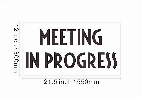 Miniatura 9 de 120175 - Letrero de neón con luz LED para reuniones en progreso (12 x 8 pulgadas, verde)