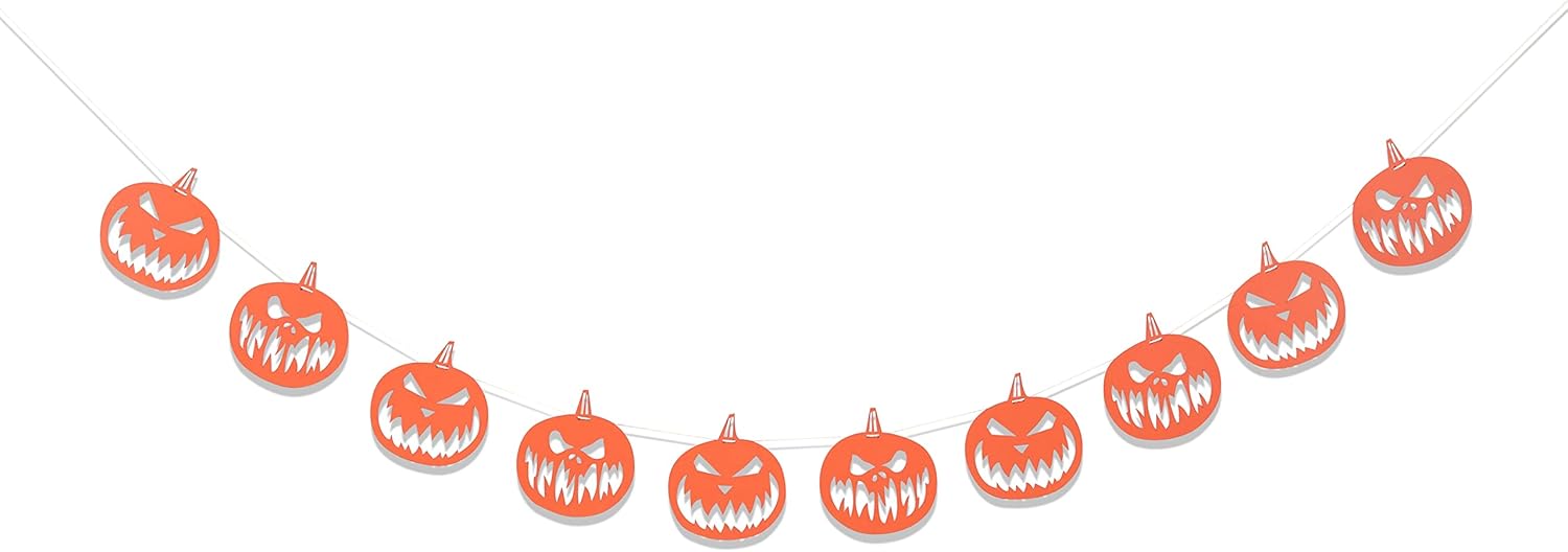 Orange Halloween Pumpkin Banner - Halloween Pumpkin Banner (Orange Halloween Pumpkin Banner)