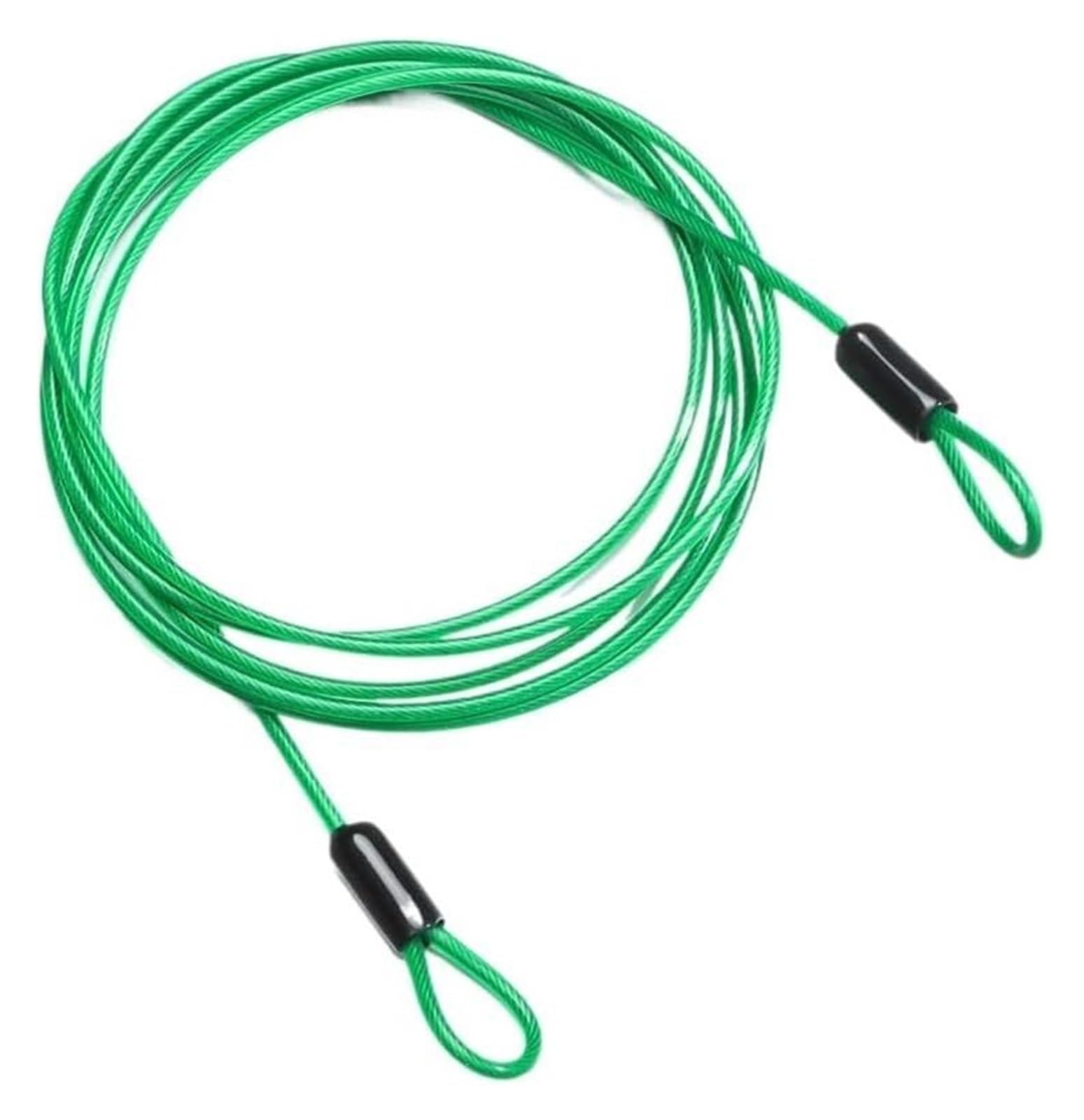 Giveduno Green-2 Meters Bicycle Lock, Bicycle Steel Cable Lock Road Bike Security Multicolor