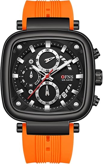 GBB Luxury Men's Quartz Watch Chronograph Analog Watch for Men with Racing Dashboard Dial Luminous Waterproof Work Watches Mans Business Casual Wrist Watches for Men