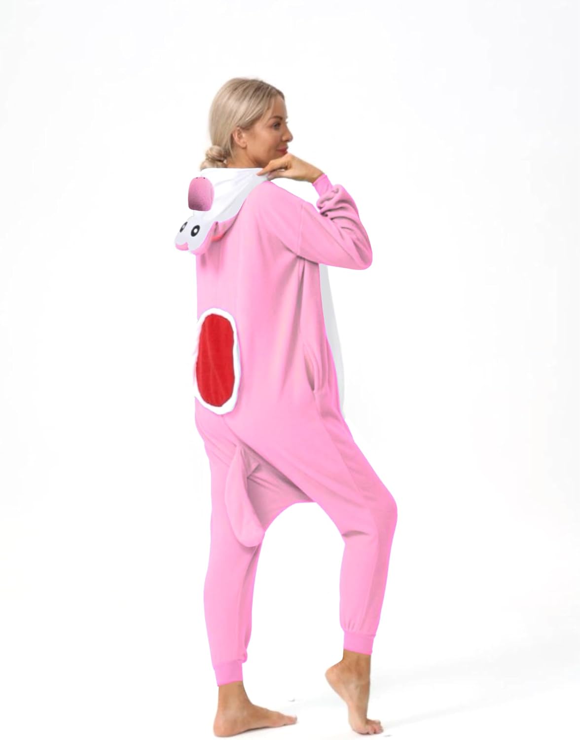 Adult Onesie Pajamas Cosplay Halloween Costume Animals Sleepwear Jumpsuit Costume for Women Men