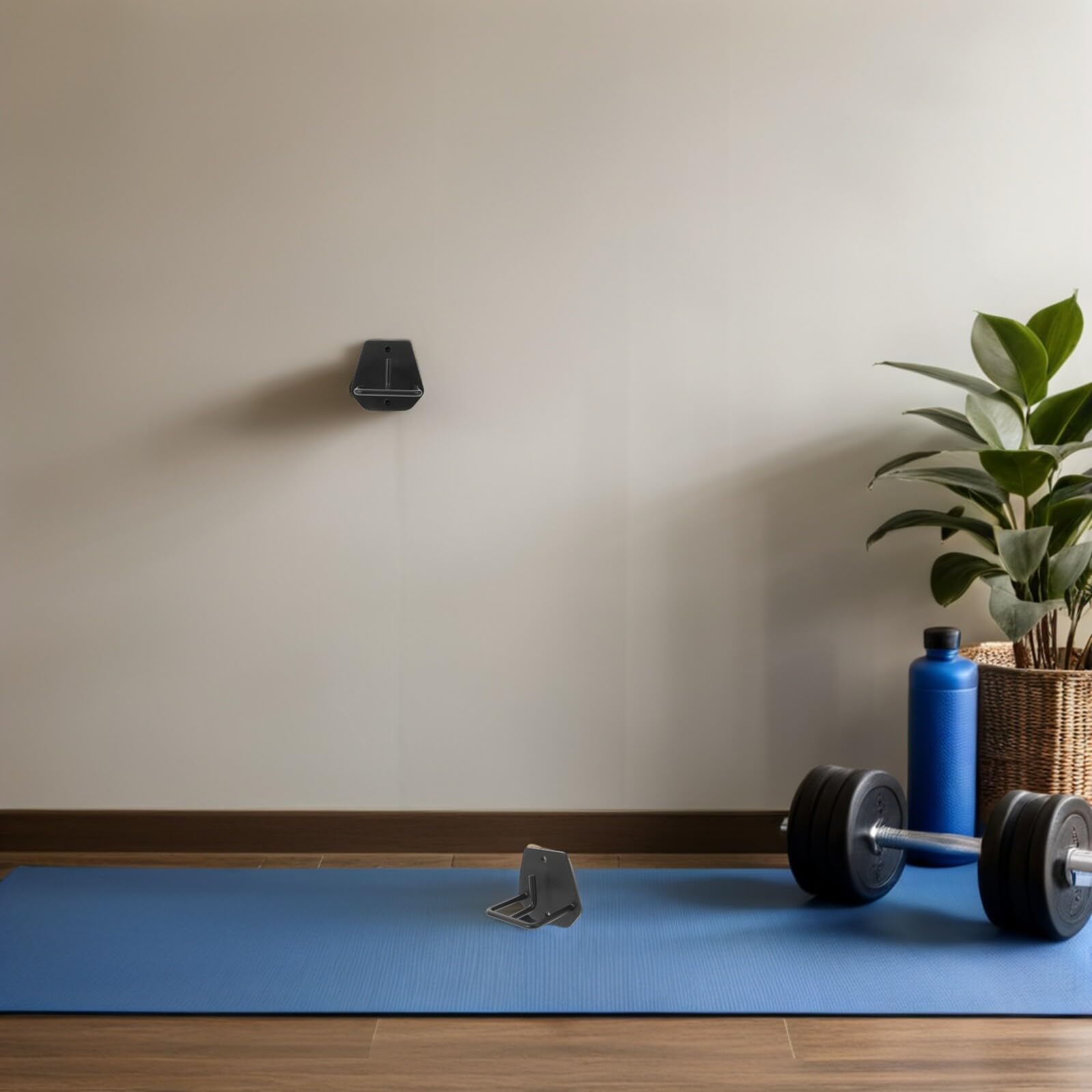 Set 3 Pezzi Ancoraggi a Parete per Fasce di Resistenza, Supporti Regolabili per Allenamento Bande Elastiche, Accessori Fitness per Palestra Domestica e Training di Forza