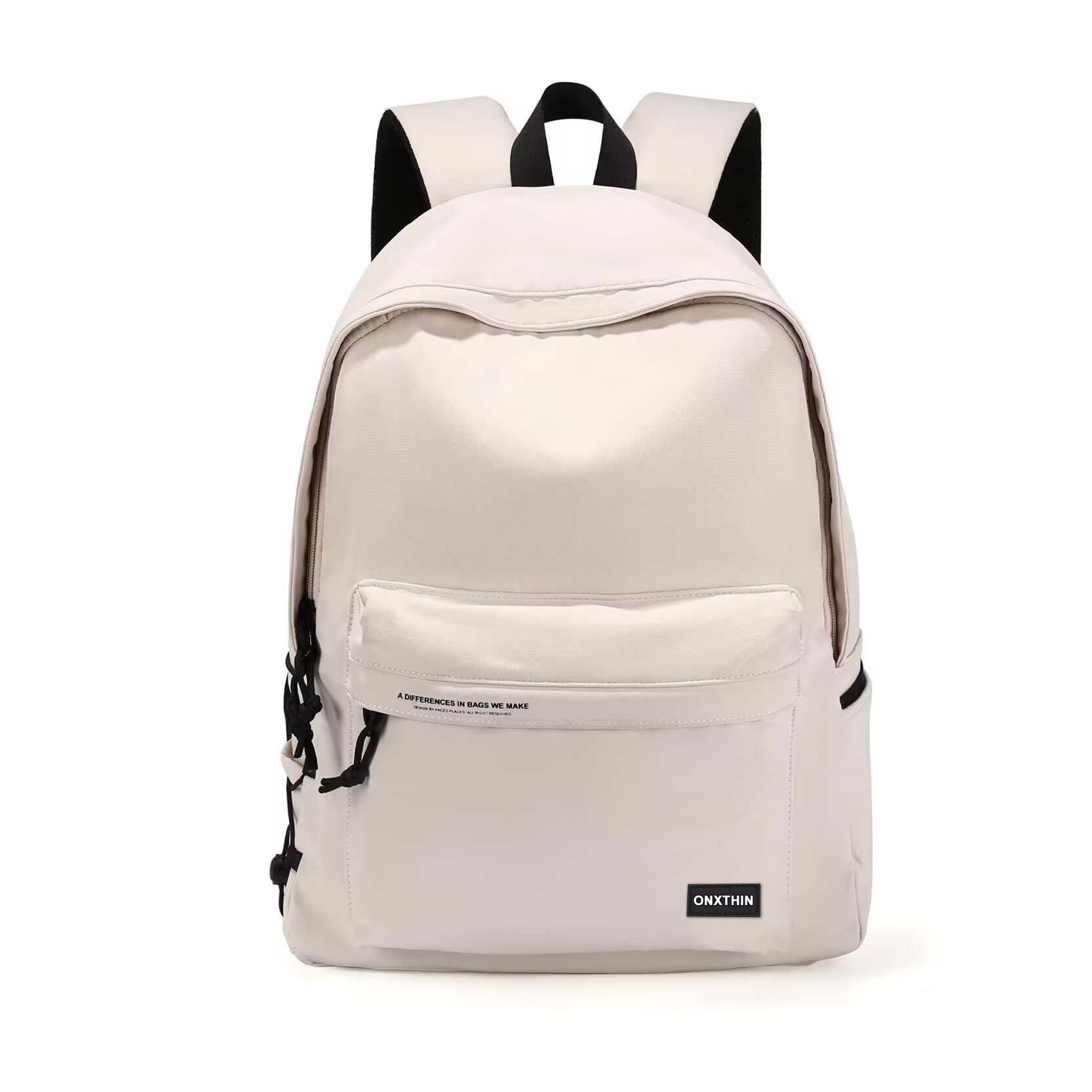 ONXTHIN Backpack For Men Women,Black backpack, Lightweight Travel Rucksack Casual Daypack Laptop Backpack fit 15.6" Laptop