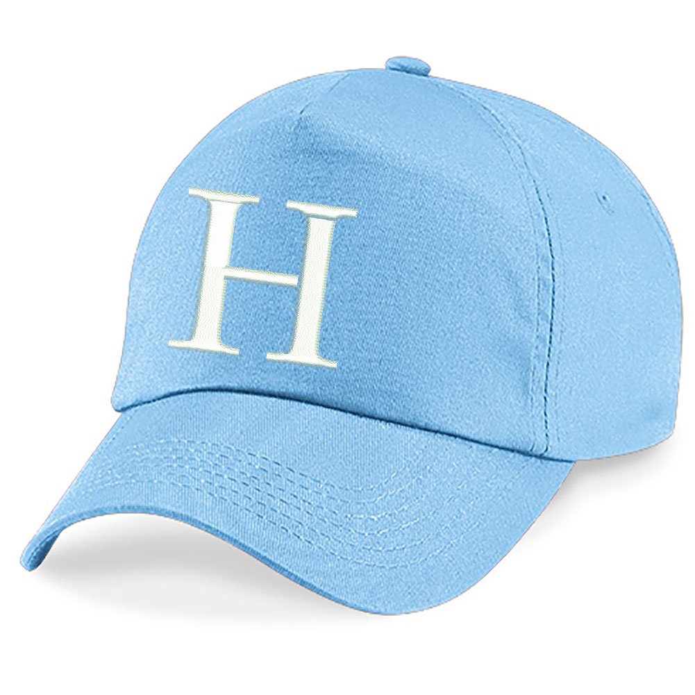 4Sold 1976 Girls H 4Sold Childrens Embroidery Cotton Summer Sun At Children School Kids Caps At Sport Alphabet A-Z Adjustable Baseball Cap Blue