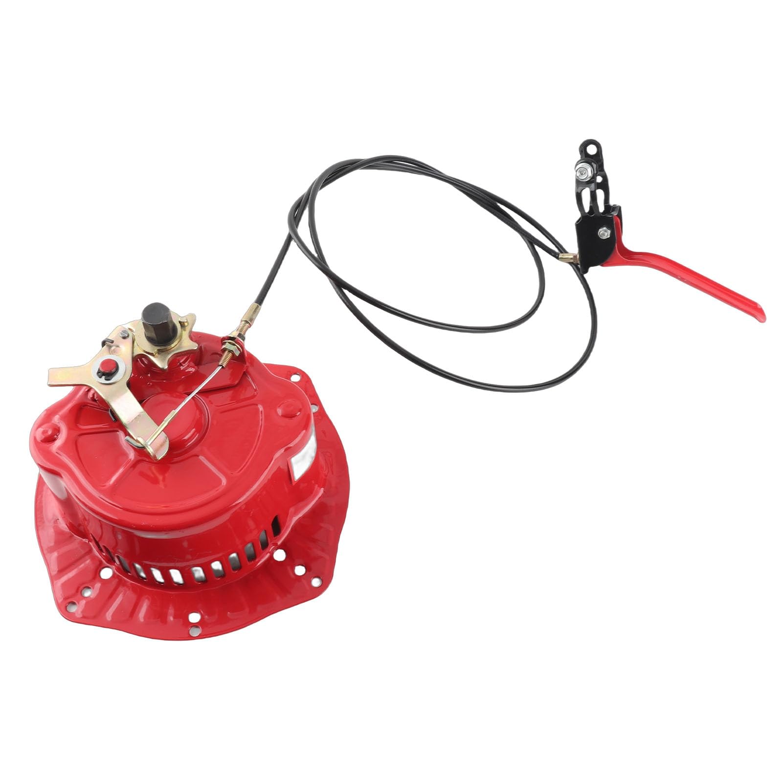 Aramox Démarreur de Moteur à Manivelle, Remplacement de Démarreur en Fer pour 170F 173F 178F 186F 188F 192F pour Machines de Jardin et Motoculteurs