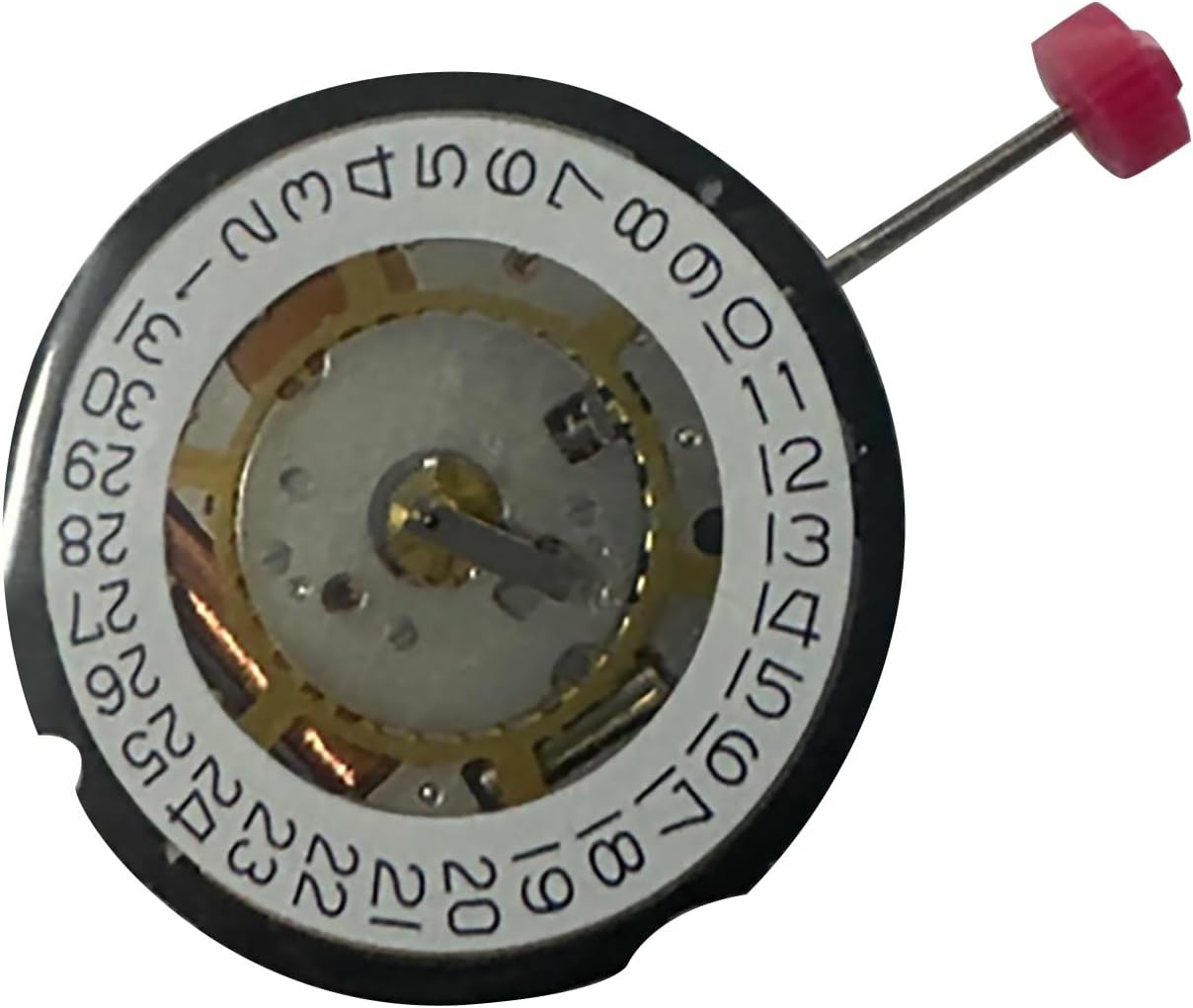 ZEZEFUFU Replacement 3 Pin Quartz Watch Movement Date Calendar with Battery Stem Watch Accessories for Ronda 715 Movement