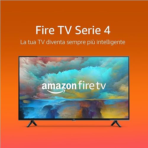 Ti presentiamo Amazon Fire TV Serie 4, Smart TV in 4K UHD, guarda la TV in diretta senza cavo, 50“