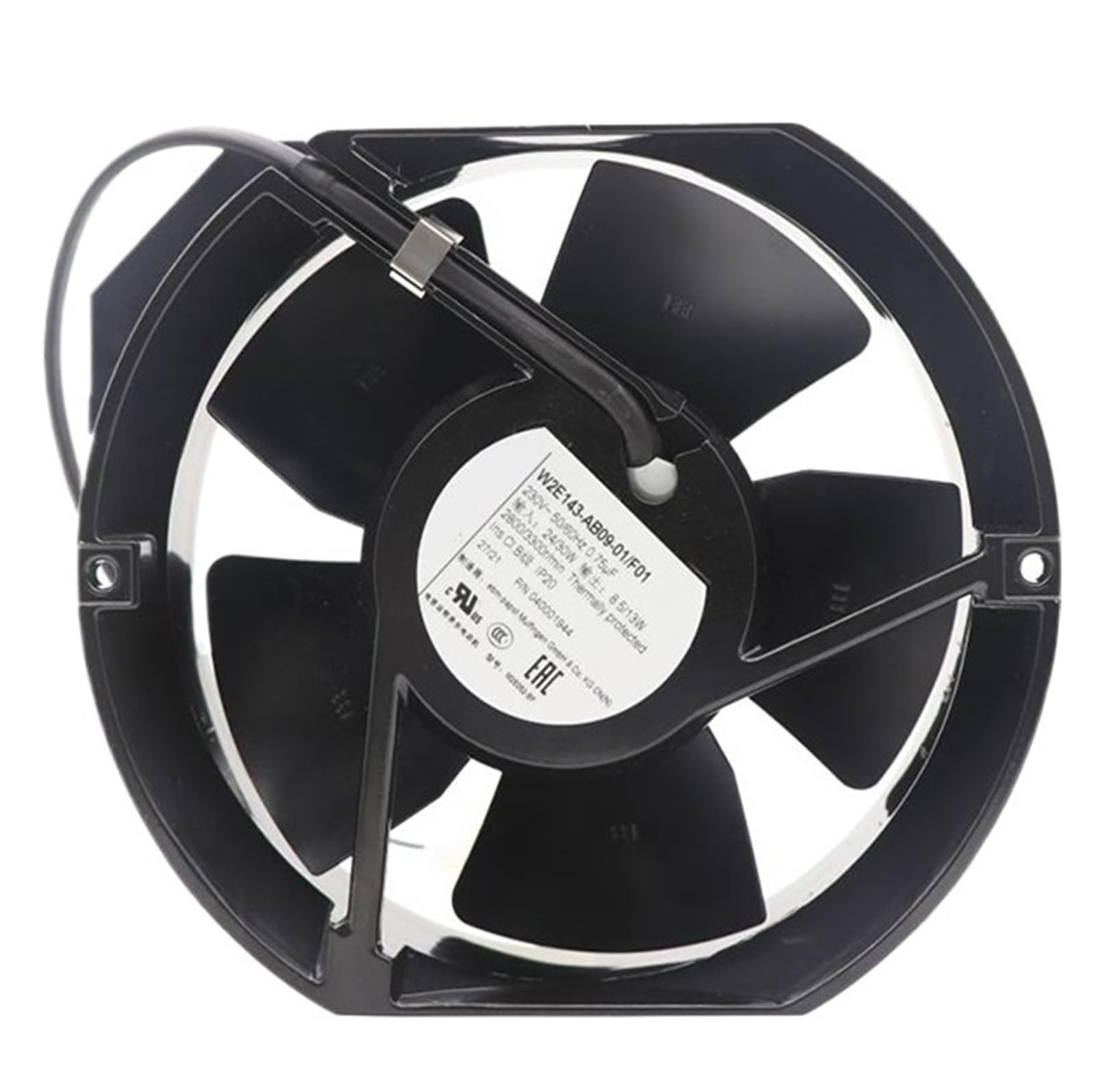 LZIKKGKI Cooling fan, axial flow fan W2E143-AB09-01/F01 230V 50/60Hz 0.12A 24/30W 2800/3300r/min 65Pa