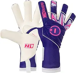 Luva de Goleiro Campo e Society Profissional N1 Sirius Cor:Purple, Tamanho:11
