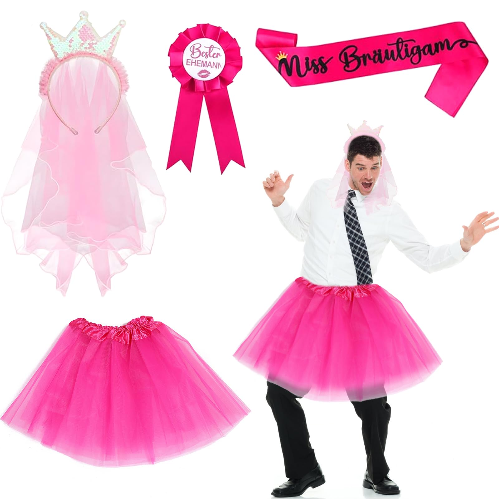 Disfraz JGA para hombre, disfraz despedida soltero, Disfraces hombre JGA, Disfraces hombre para despedidas soltero, Disfraces hombre para bodas， JGA Outfit Männer Set