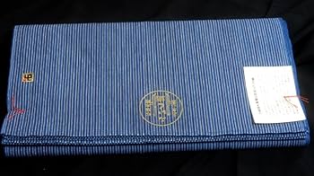 Amazon.co.jp: 正藍染 松阪木綿縞着尺反物 三重県指定伝統工芸品