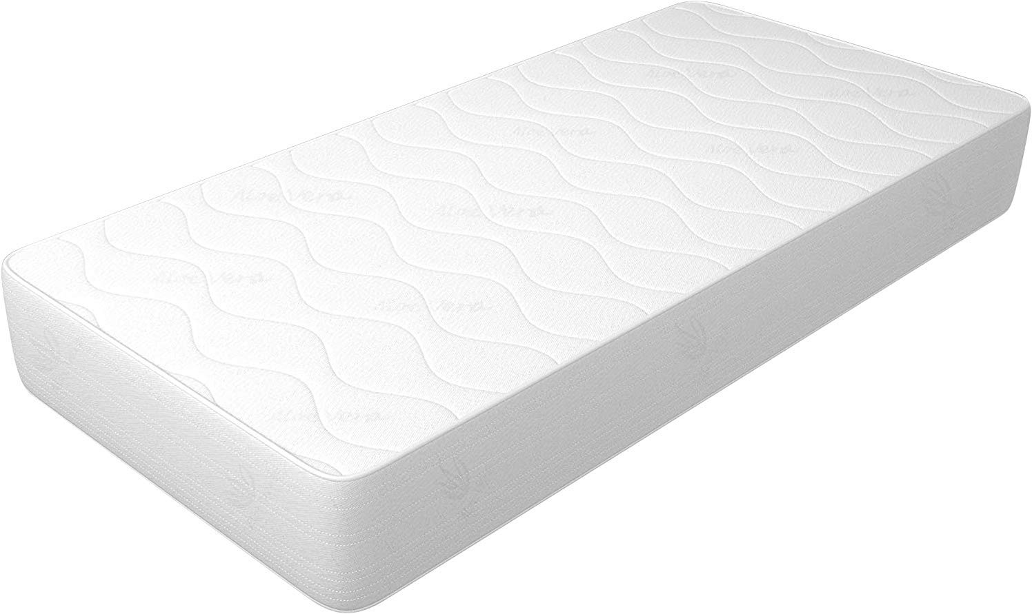 miasuite i sogni italiani Materasso 80x195 cm Singolo altezza 14 cm, in WaterFoam, tessuto AloeVera, indeformabile, anallergico ed antiacaro, rigidità media. Modello: Plus H14