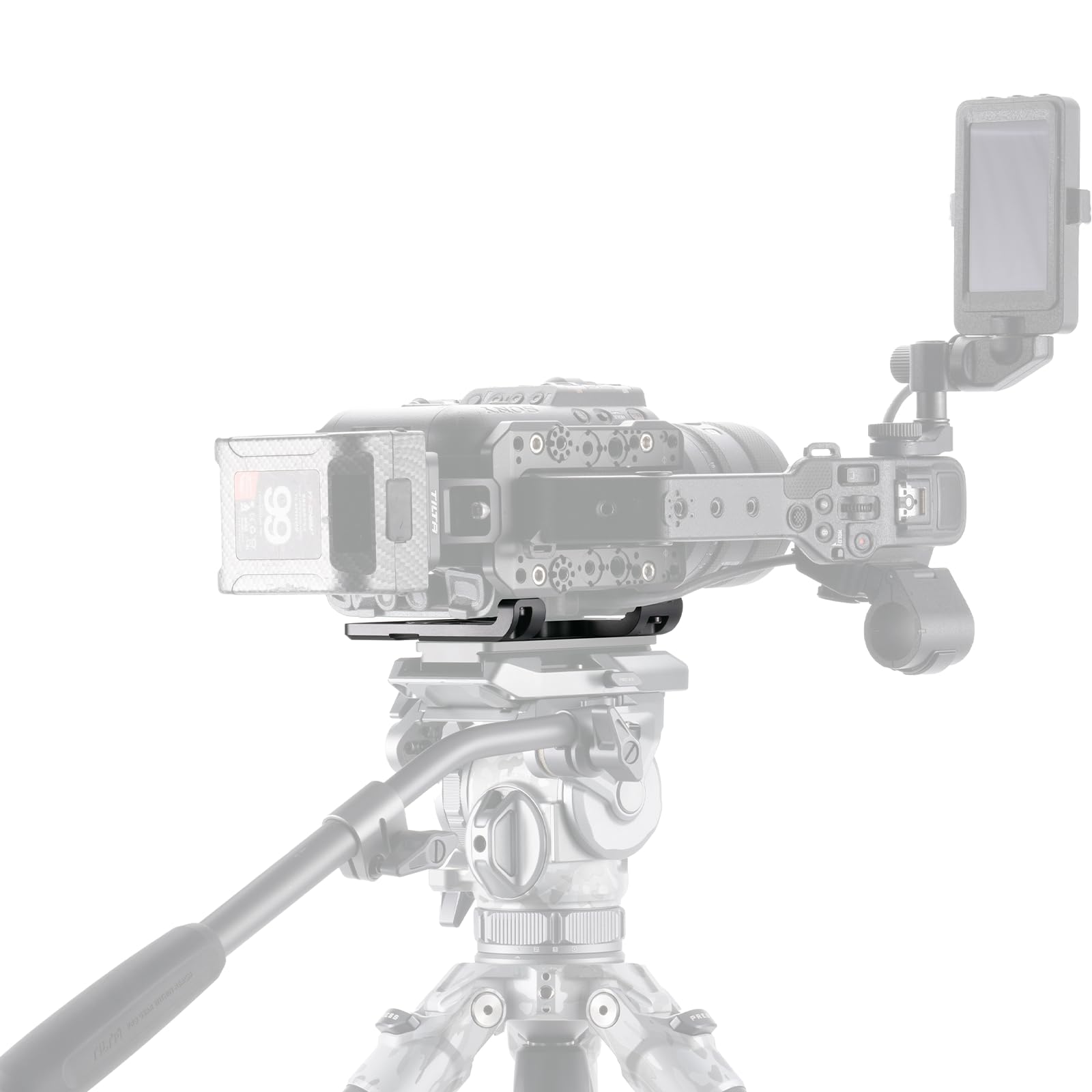 Tilta Plaque de Montage Latérale pour Sony FX6 avec Étiquettes d'Indexation 1/4"-20 3/8"-16 Griffe Froide ES-T20-SMP