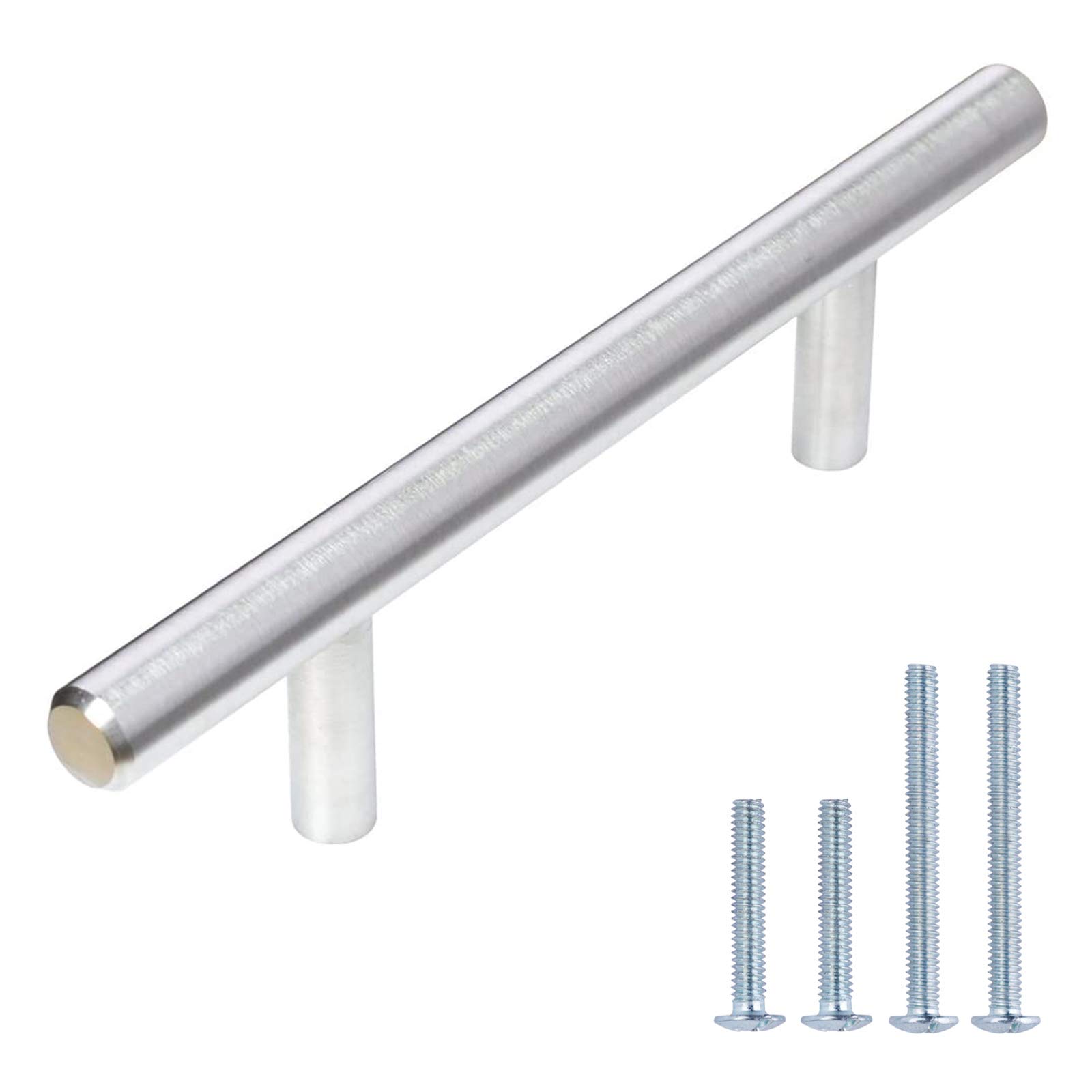 Poignées de placard en acier inoxydable robustes lot de 100 de 7,6 cm pour tiroirs