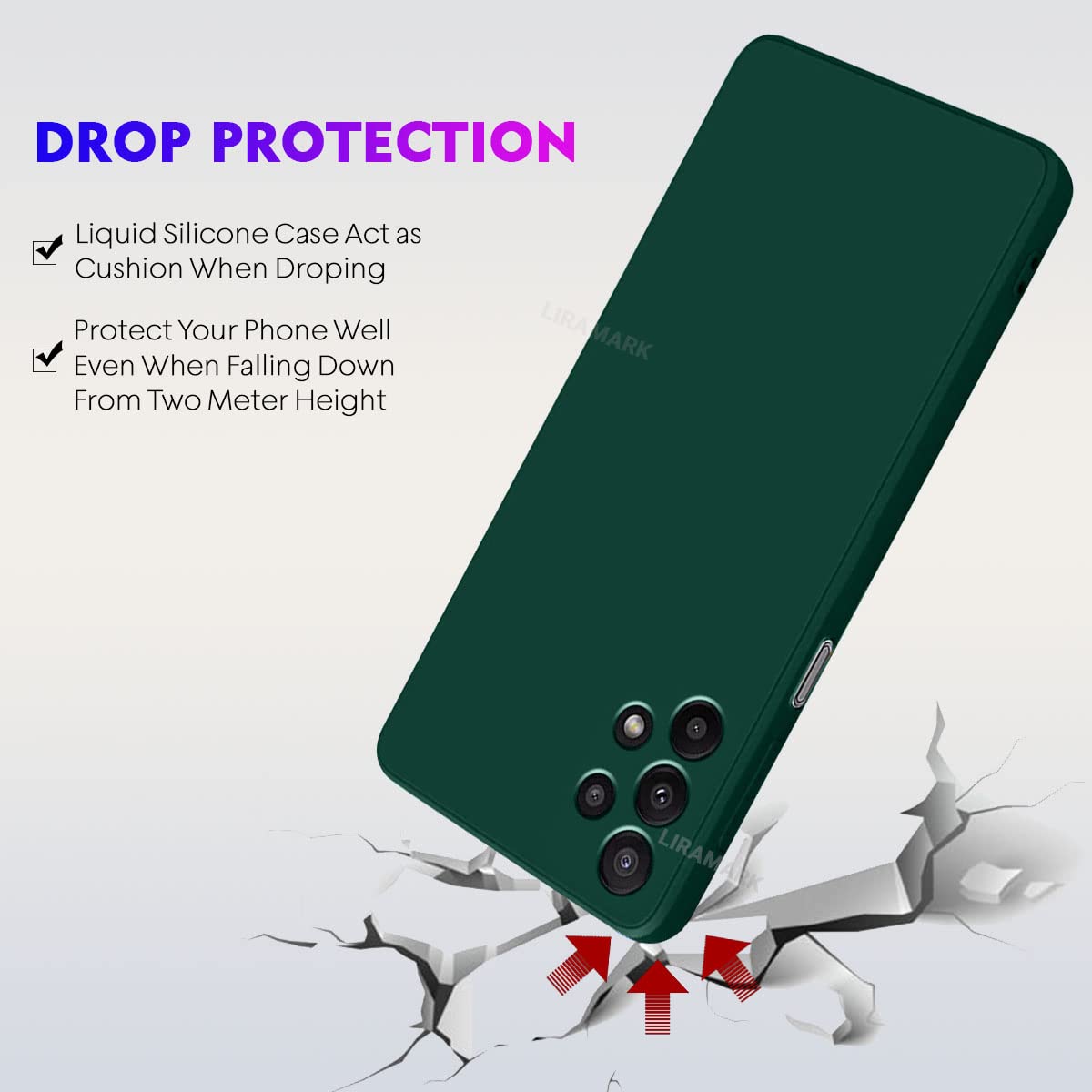 Samsung Galaxy A13 Case - Silicone Green -5