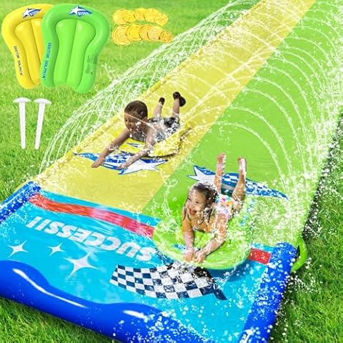 Toboggan Aquatique JONRRYIN 600x140 cm Cover
