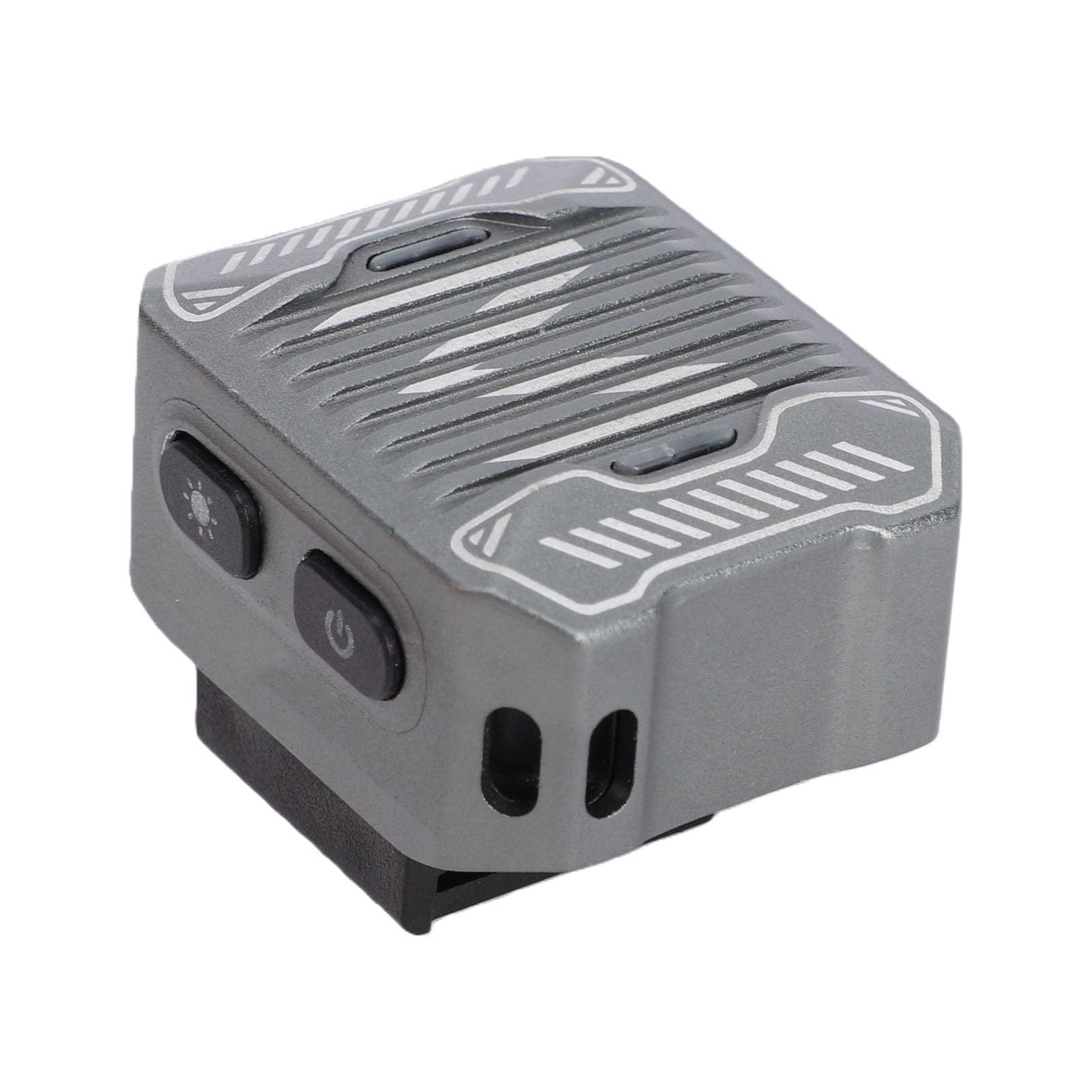 AMONIDA Torcia per Fotocamera con Design Compatto e Temperatura di Colore di 6500K per Fotografie e Ritratti All'aperto (GRAY)