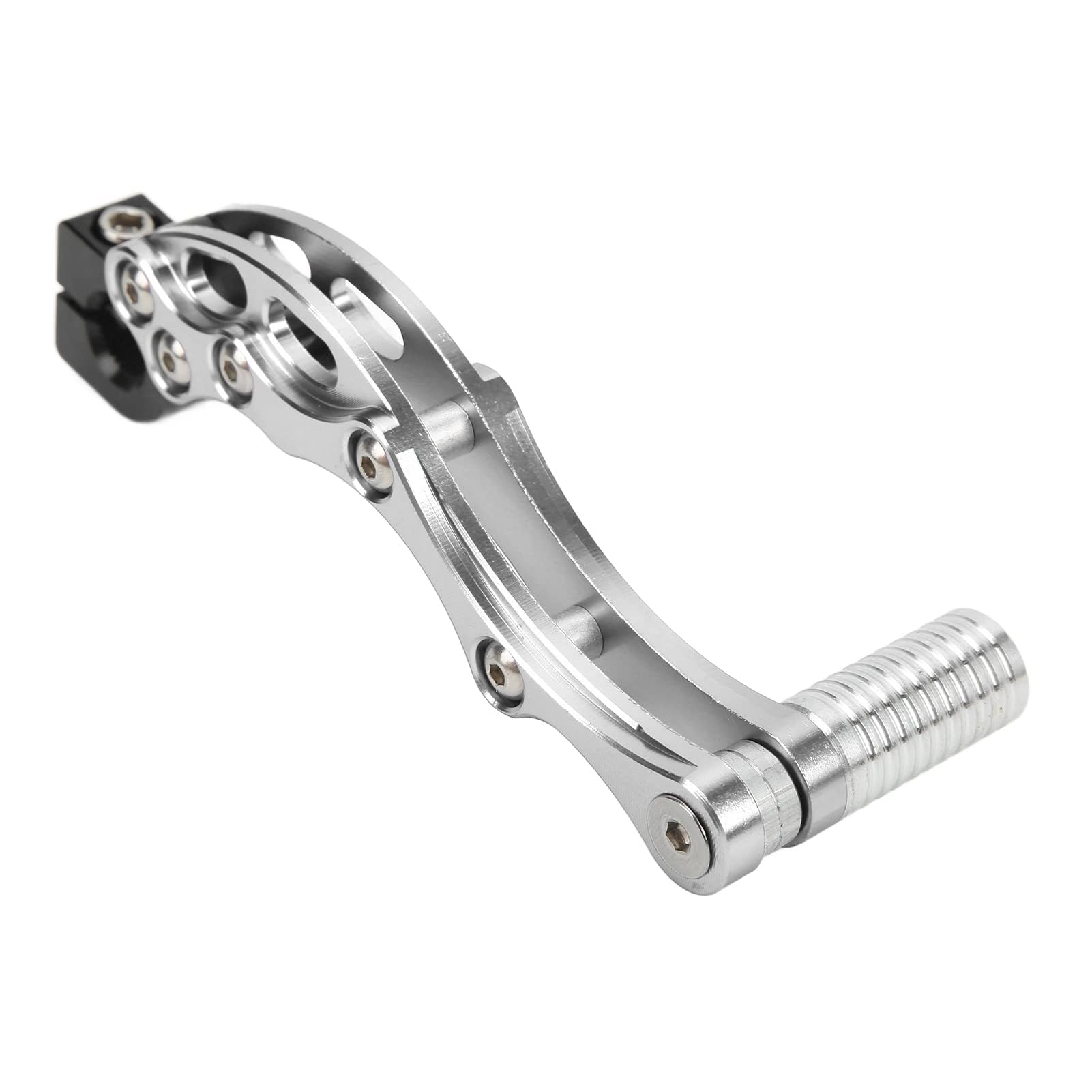 Aramox Start Pedal Starter Palanca de Arranque Palanca de Arranque Kickstart Accesorio Universal de Aleación de Aluminio de Alta Resistencia para Motocicleta Scooter(Plata)