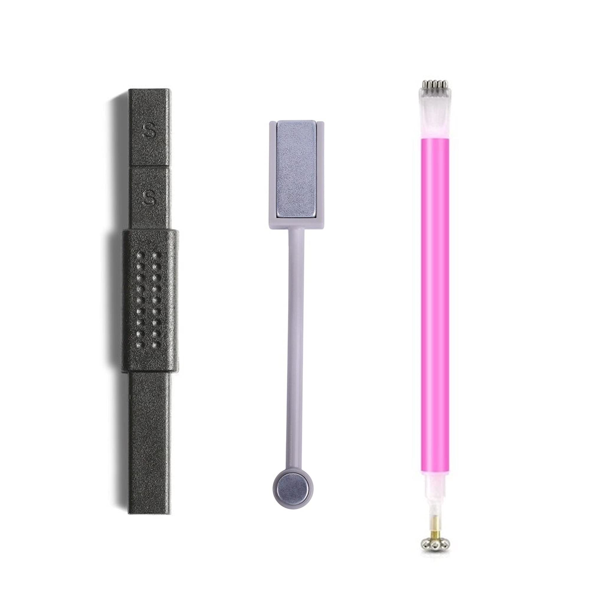 Beromt Nail Art Tool, DIY COMBO OF 3 - 02,03,04, Magnetic Nail Art Design for Cat Eye Gel & Nail Polish, Manicure Print Tool