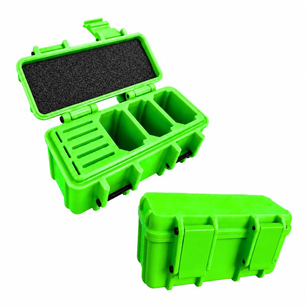 Camera Battery Storage Case Compatible with Sony NP-FZ100/FZ100 Batteries, 5 SD Cards & 3 Micro SD Cards | Waterproof Hard Storage Case | SD Card Holder, Memory Card Case Holder Organizer (Green)-image-17