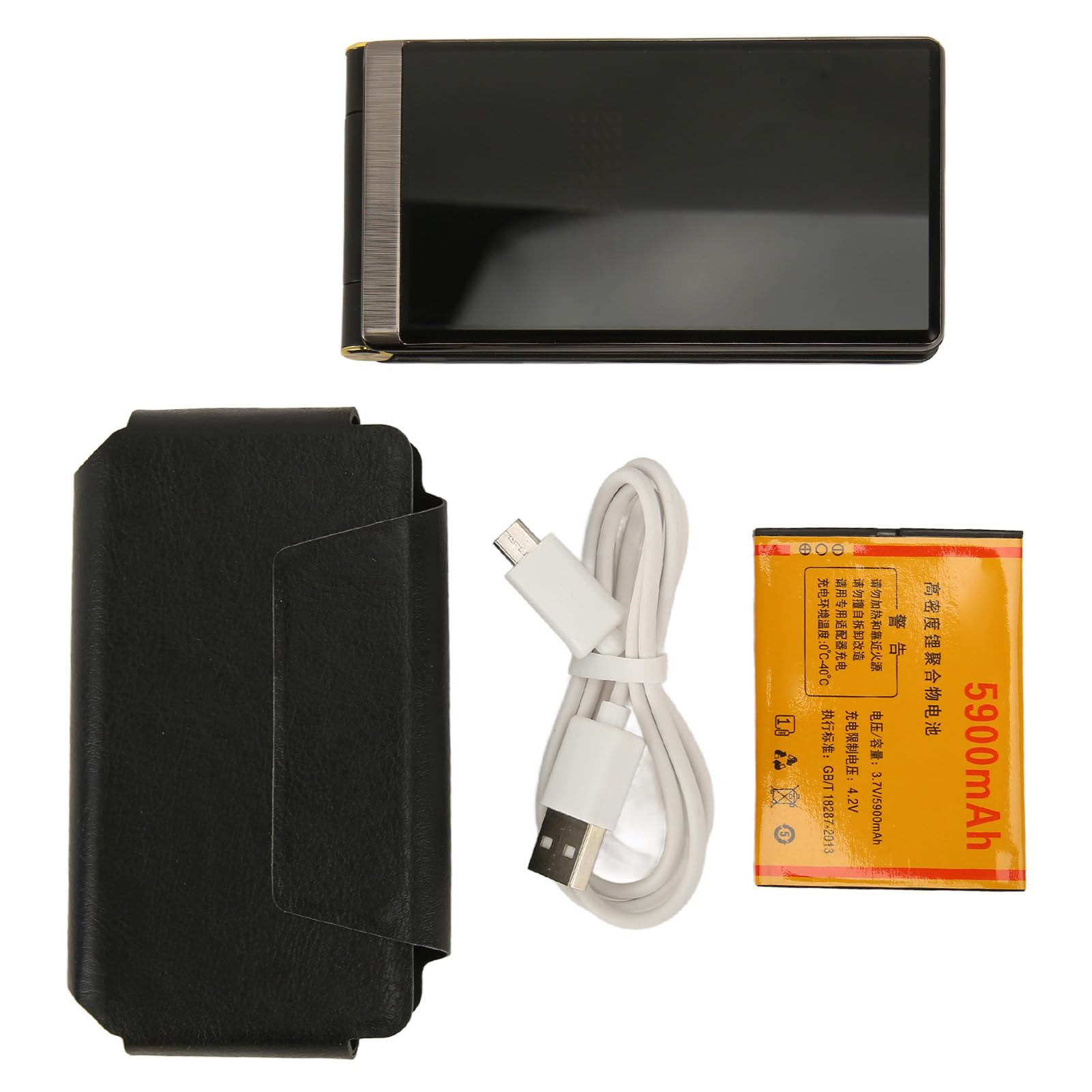 Teléfono Celular con Tapa 2G para Personas Mayores, Diseño de Pantalla Dual con Teléfono con Tapa de 3 Pulgadas, Volumen Alto con Botón Grande de Fuente Grande, Linterna LED,