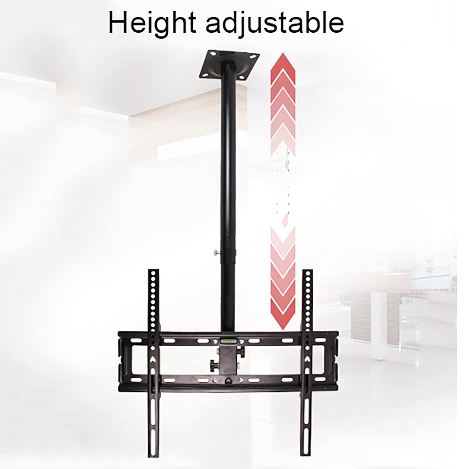 Supporto TV regolabile per schermi piatti da 32 a 55 pollici, carico massimo 50 kg, VESA 400 x 400 mm, design versatile per casa o ufficio