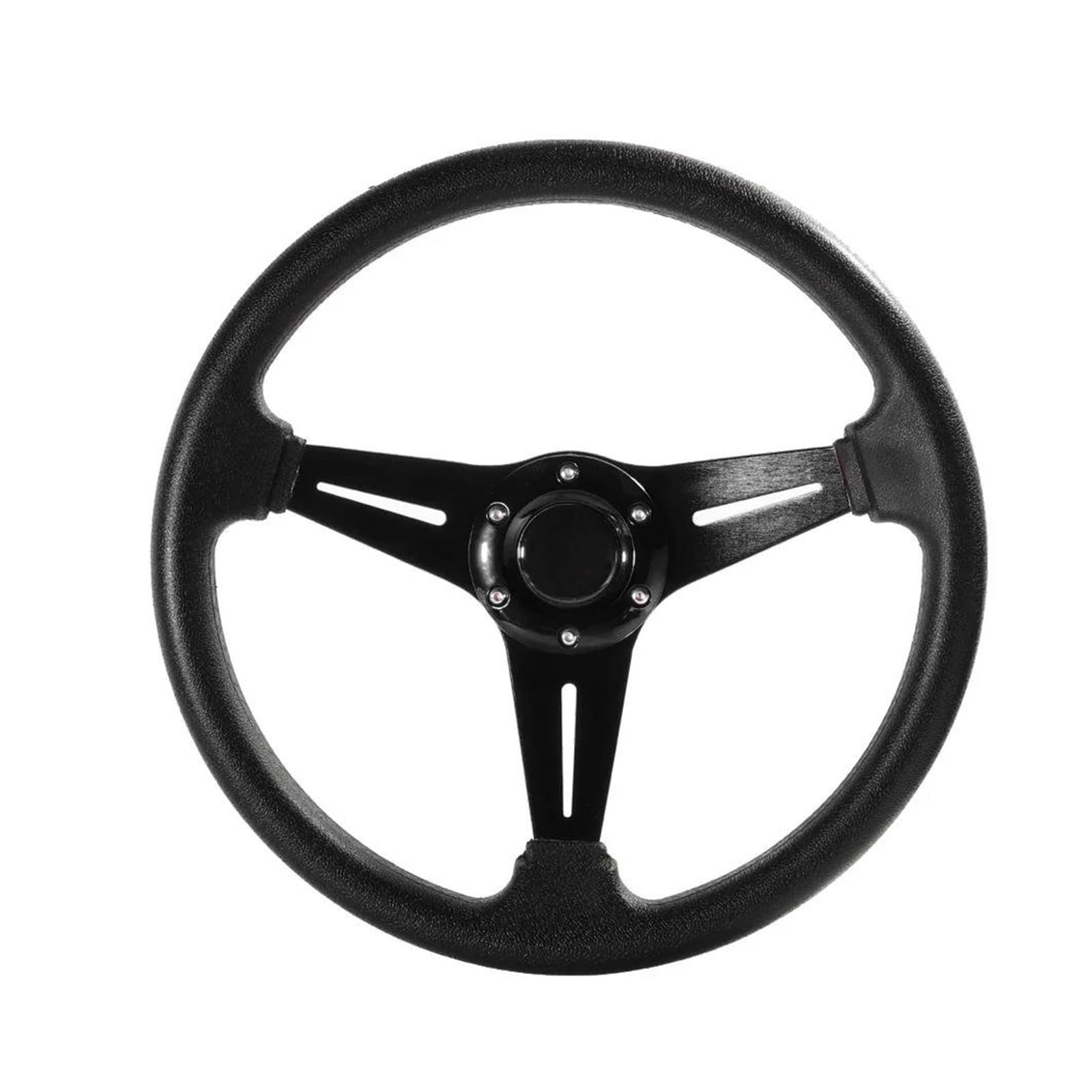 Auto 350mm 14 Zoll Drift Simulation Rennspiel Sport Lenkrad Für Universal(Schwarz)