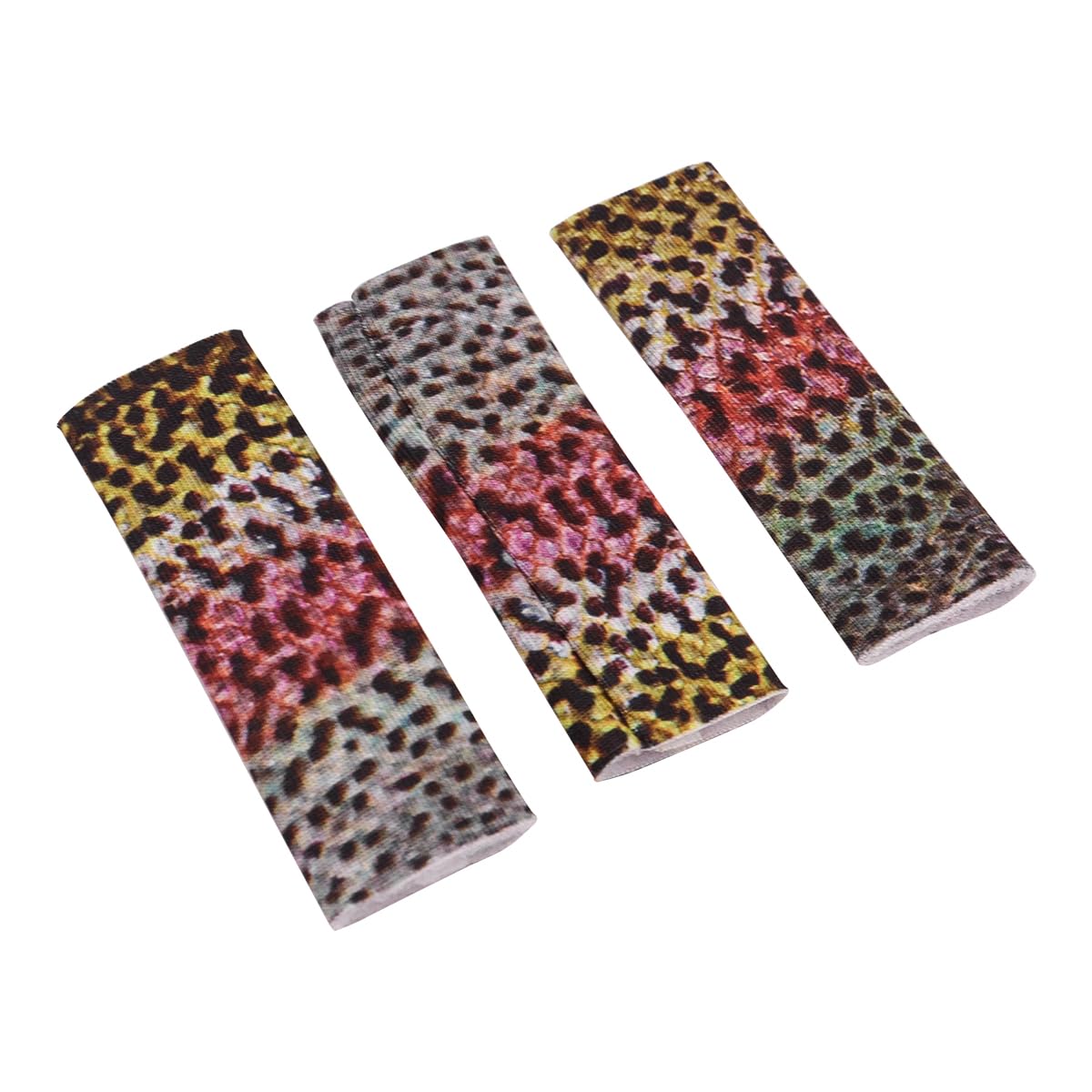 Hsthe Sea 3PCS Fishing Finger Guards, Fly Line Stripping Guard Protective Fish Skin Pattern Single Finger Guards