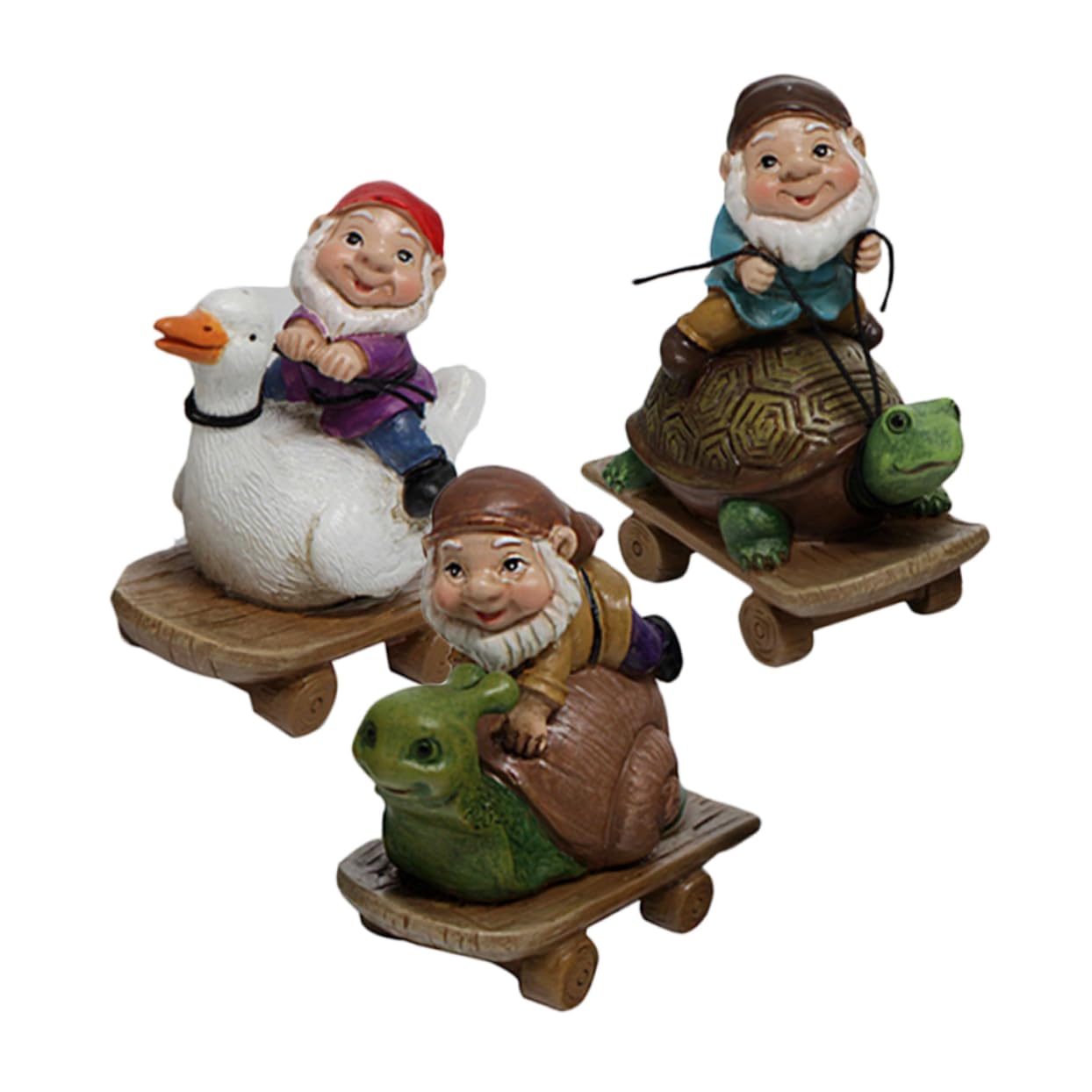 BESPORTBLE 12stücke Teiliges Lustiger Gartenzwerge Resin Deko Figuren Für Garten Und Balkon Kompakte Mini Zwergornamente Herbstdekoration Für Gartenliebhaber Und Sammler