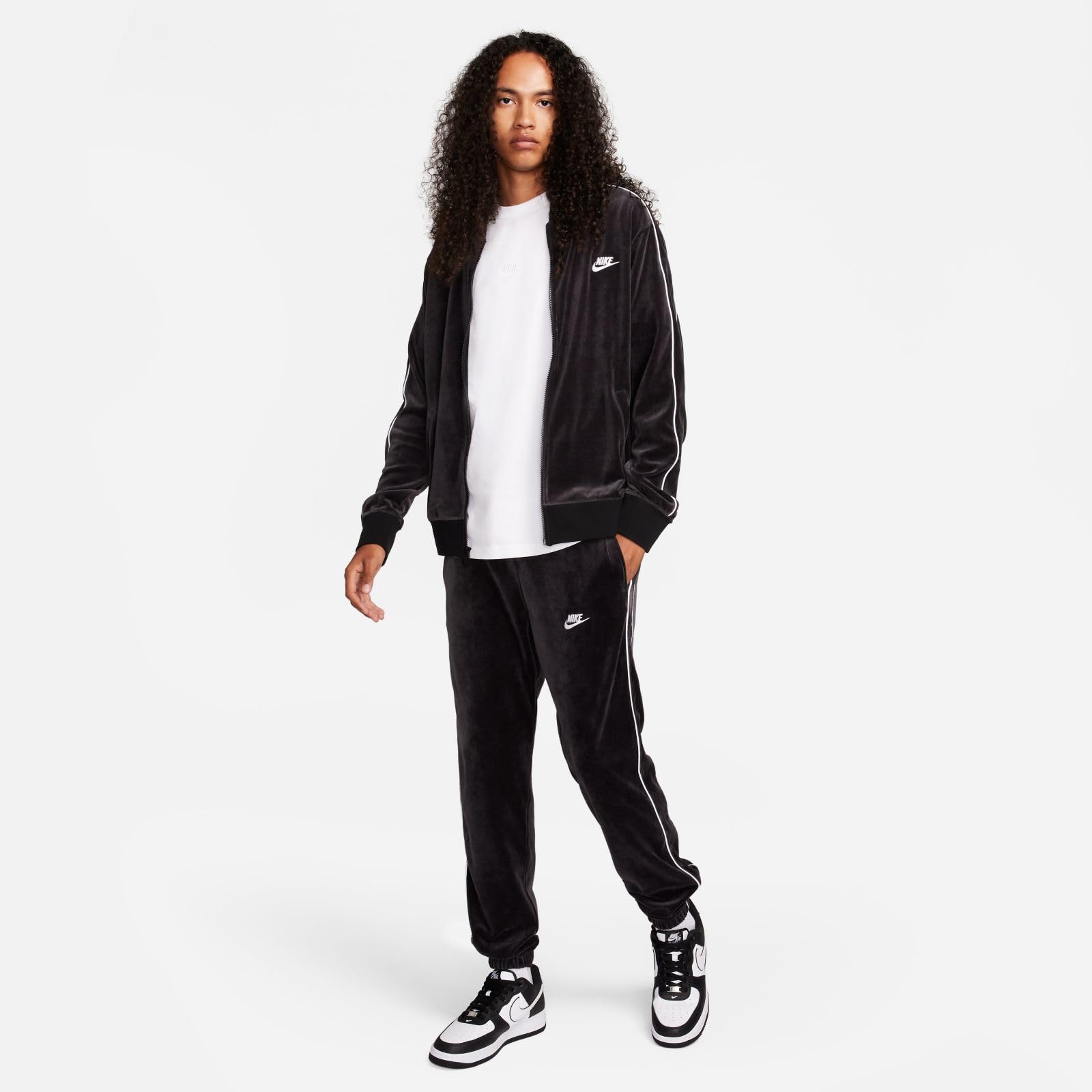 NIKE Kurtka Mężczyźni Nike Sportswear Club Jacke Aus Velours Für Herren