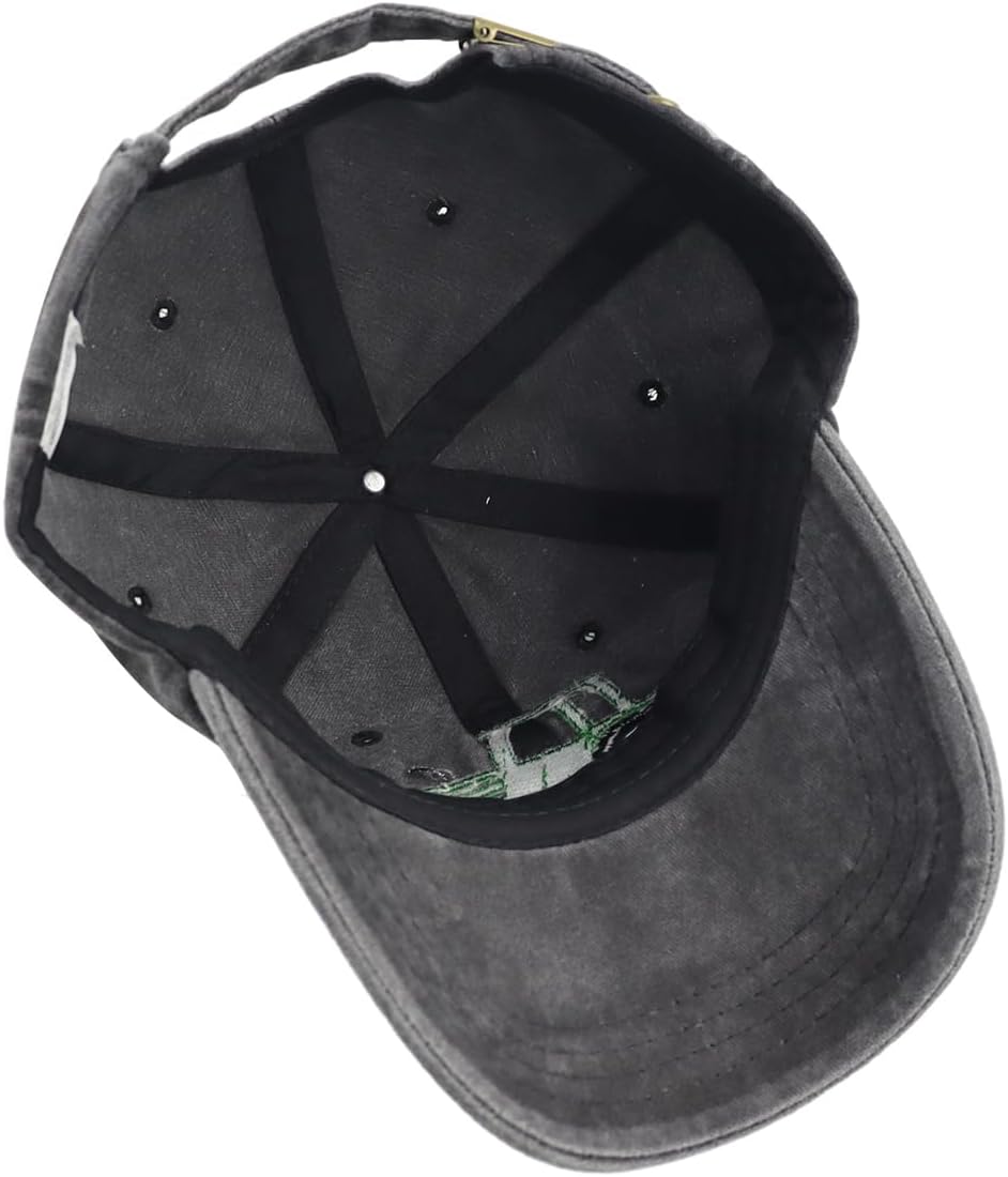 Farm Tractor Hats for Boys Girls Age 3-10, Adjustable Washed Vintage Embroidered Kids Baseball Cap