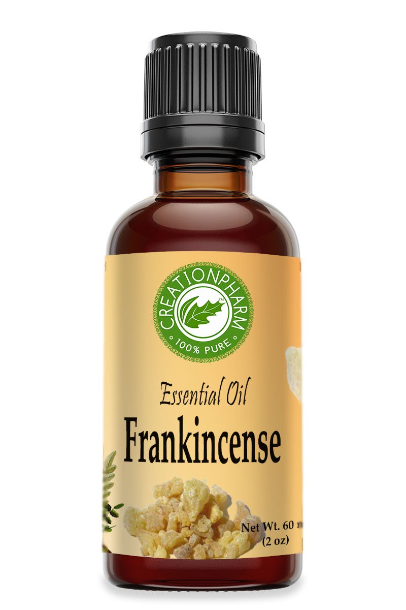 Creation PharmFrankincense Essential Oil 2 oz Therapeutic Grade 100% Pure Aceite esencial de incienso Premium Olibanum Aromatherapy for Spa Diffuser Office Home Economy Size