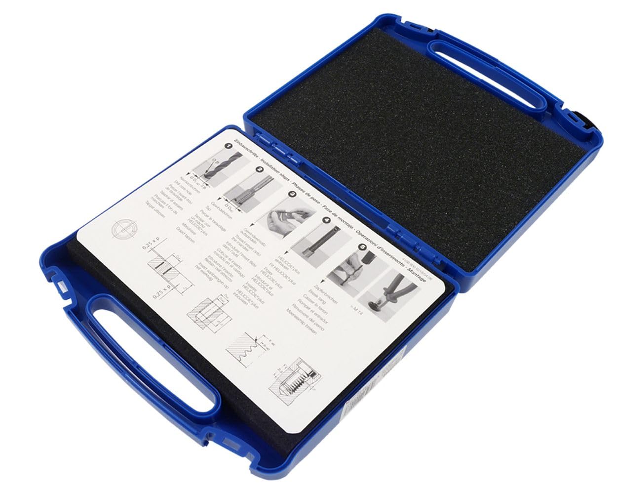 PW HeliCoil Plus M 8 x 1,25 - Reparatur-Set Steigung 1,25 je 10 Gewindeeinsätzen