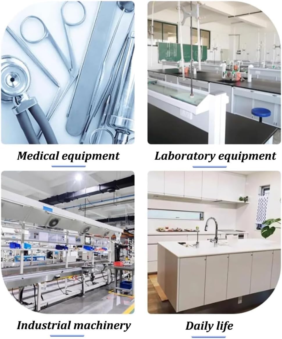 Cesta de Esterilización Médica de Acero Inoxidable 304 con Tapa, Malla de 1 mm, para Instrumentos Quirúrgicos, Médicos y Dentales