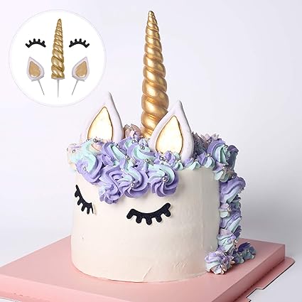 Opret Decoration De Gateau A Theme Licorne Amazon Fr Cuisine Et Maison
