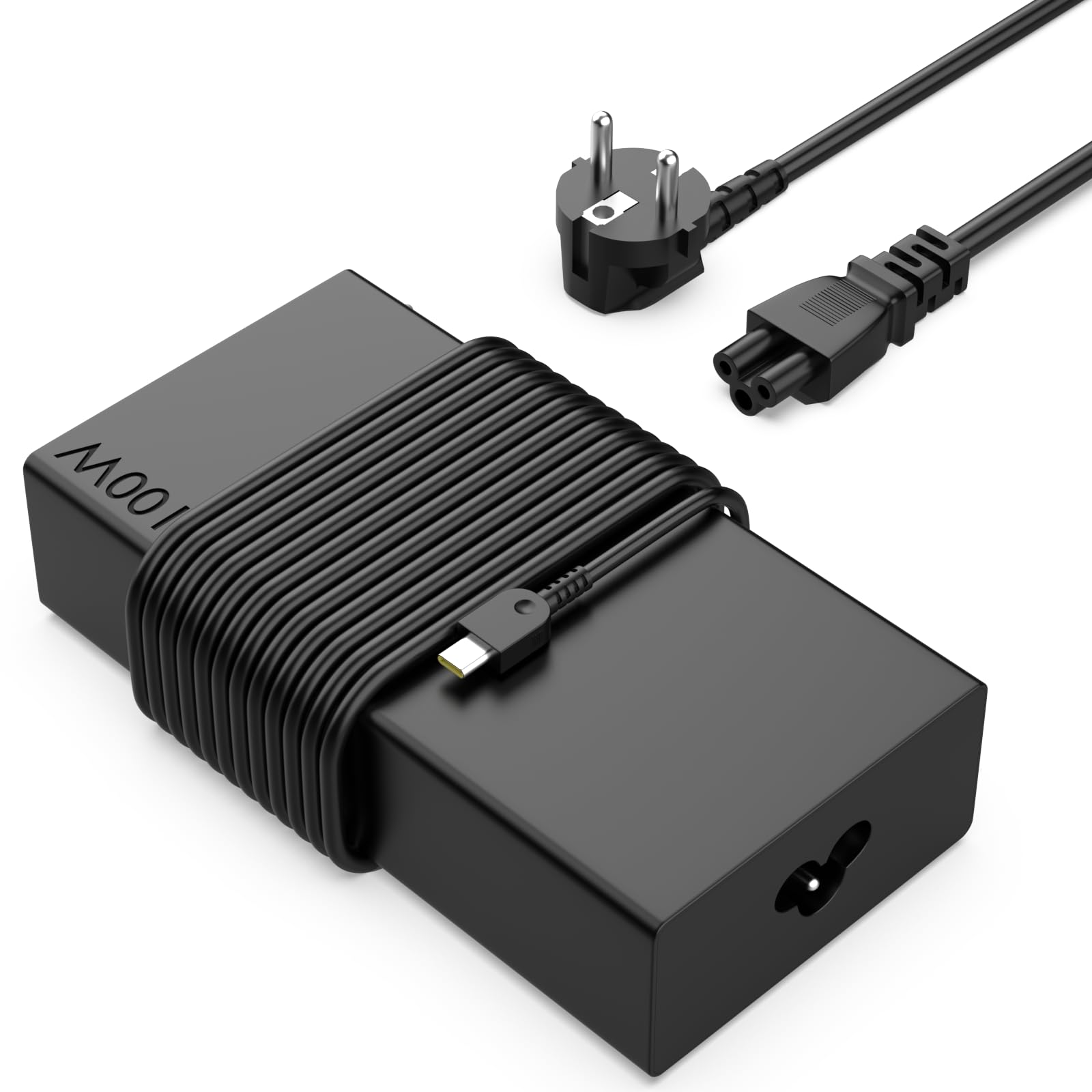 Slim 100W USB-C Netzteil für Lenovo Yoga 9i 9 2-in-1 Slim 7i 7X 2-in-1,ThinkBook 16 15 14 13x Gen 7 6 5 Plus Gen 4 2-in-1 Business Laptop ADL100YLC3A ADL100YDC3A 100W Lenovo Type C Laptop Ladekabel