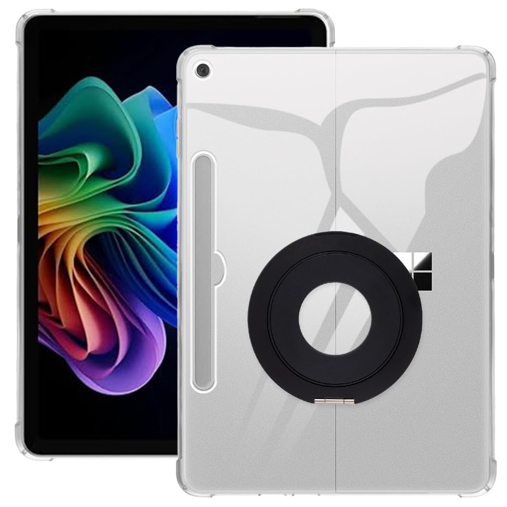 Funda Surface Pro 12 transparente con soporte de escritorio para trabajar en cafetería u oficina 8
