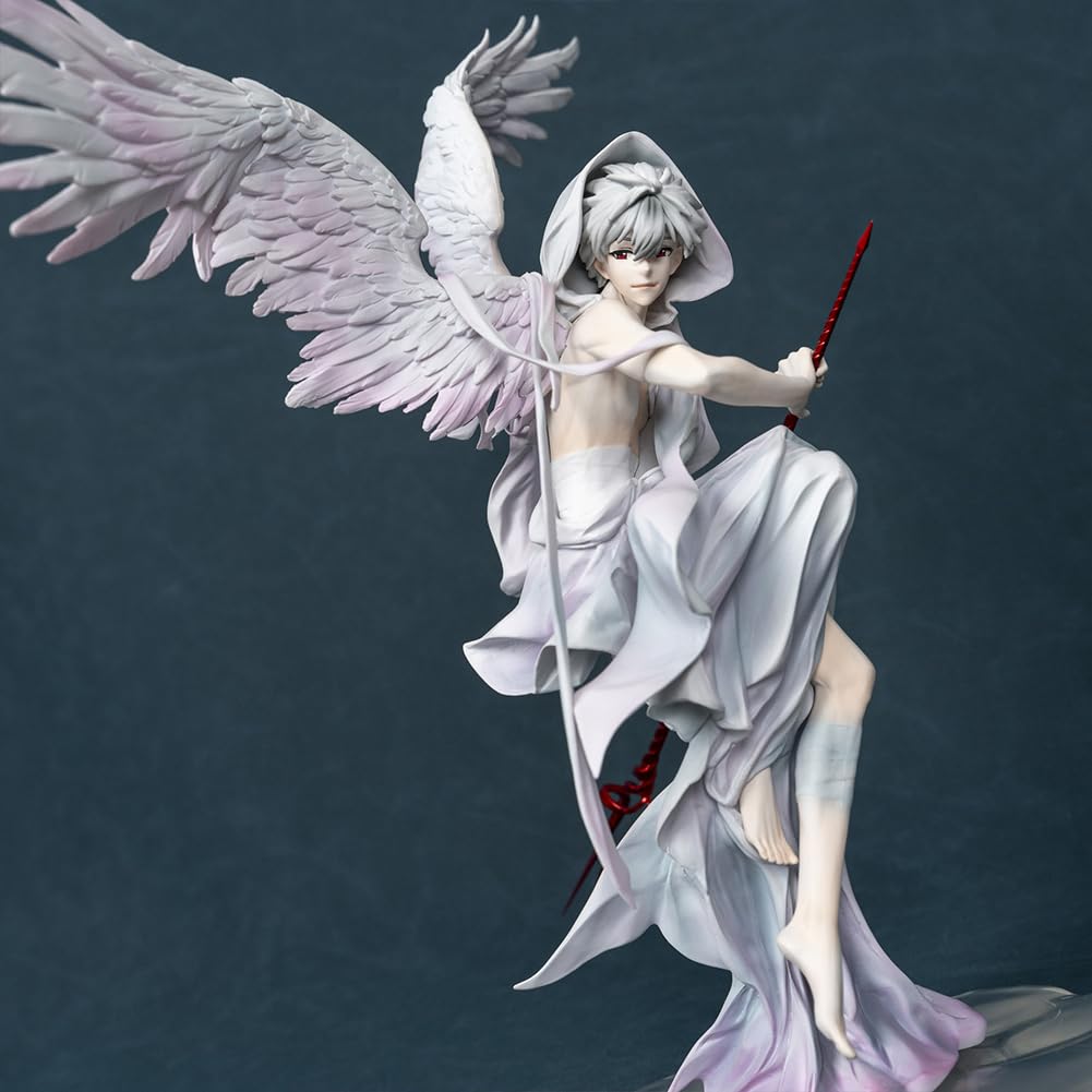 Zhongkaihua Nagisa Kaworu Figura con Alato 32 CM PVC Modello Statua Anime Action Figure Collezione Decorazioni Regali Fan