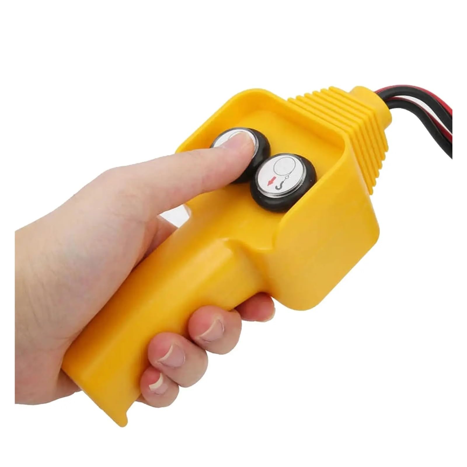 Interrupteur De Treuil Filaire 12V/24V - Poignée De Commande Jaune - Compatible Treuils 1500 à 5000 Lb