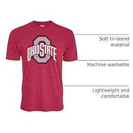 Pittsburgh Panthers Tri-Blend T-Shirt Vintage Icon Team Color, Large