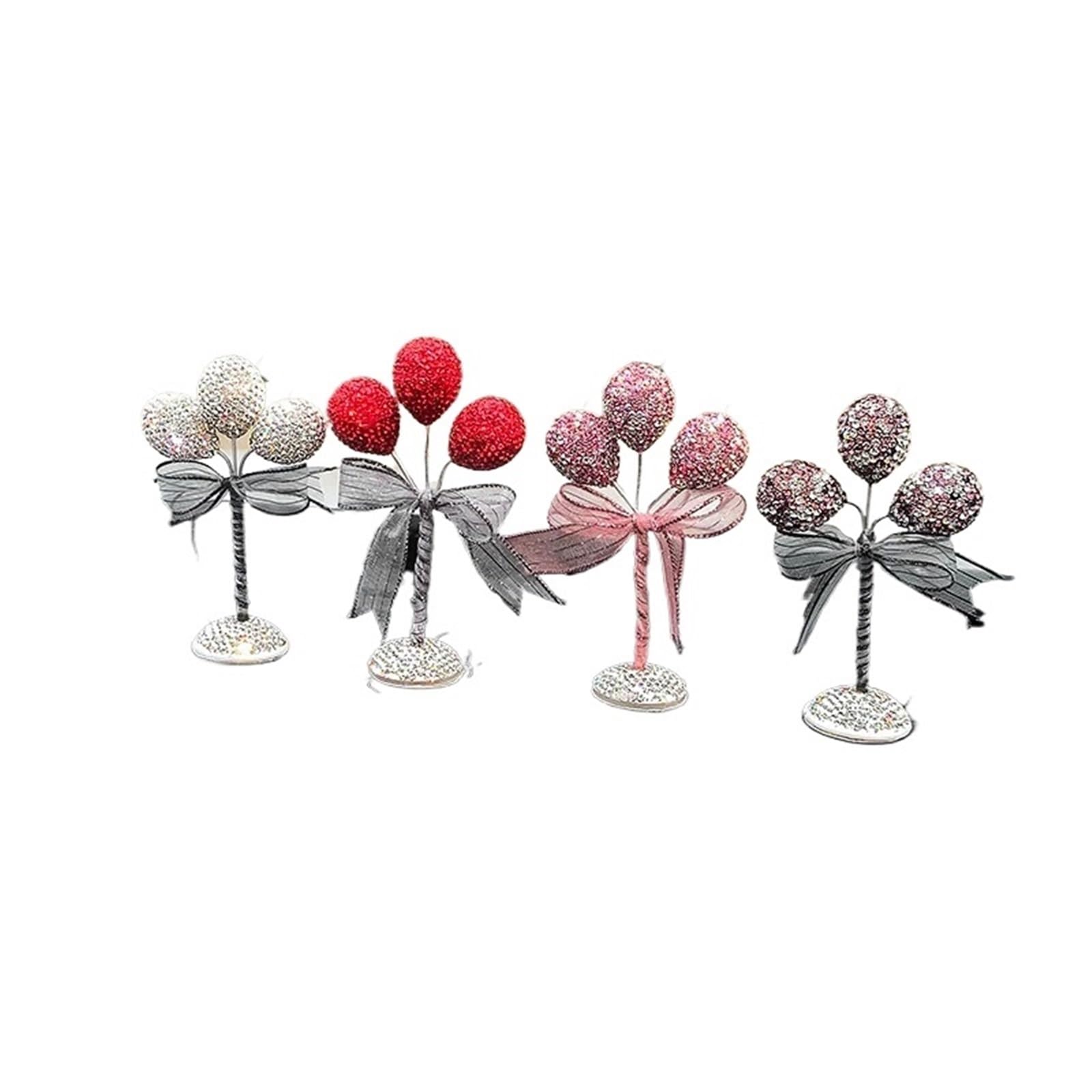 Cute Confession Balloons Car Ornaments - Adorable Car Decoration Supplies(4pcs)