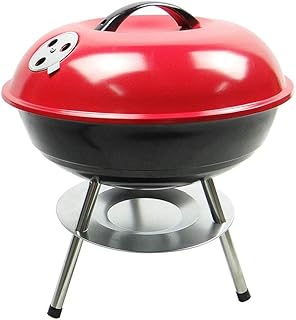 review ZJJ& BBQ Grill Outdoor Camping Essential Charcoal Grill Outdoor Household Portable Barbecue Grill