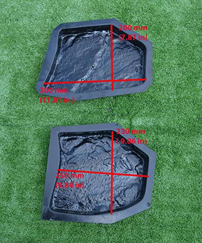 image for SvitMolds Concrete molds DIY Sold 6 pcs Plastic Moulds Flagstone Casti