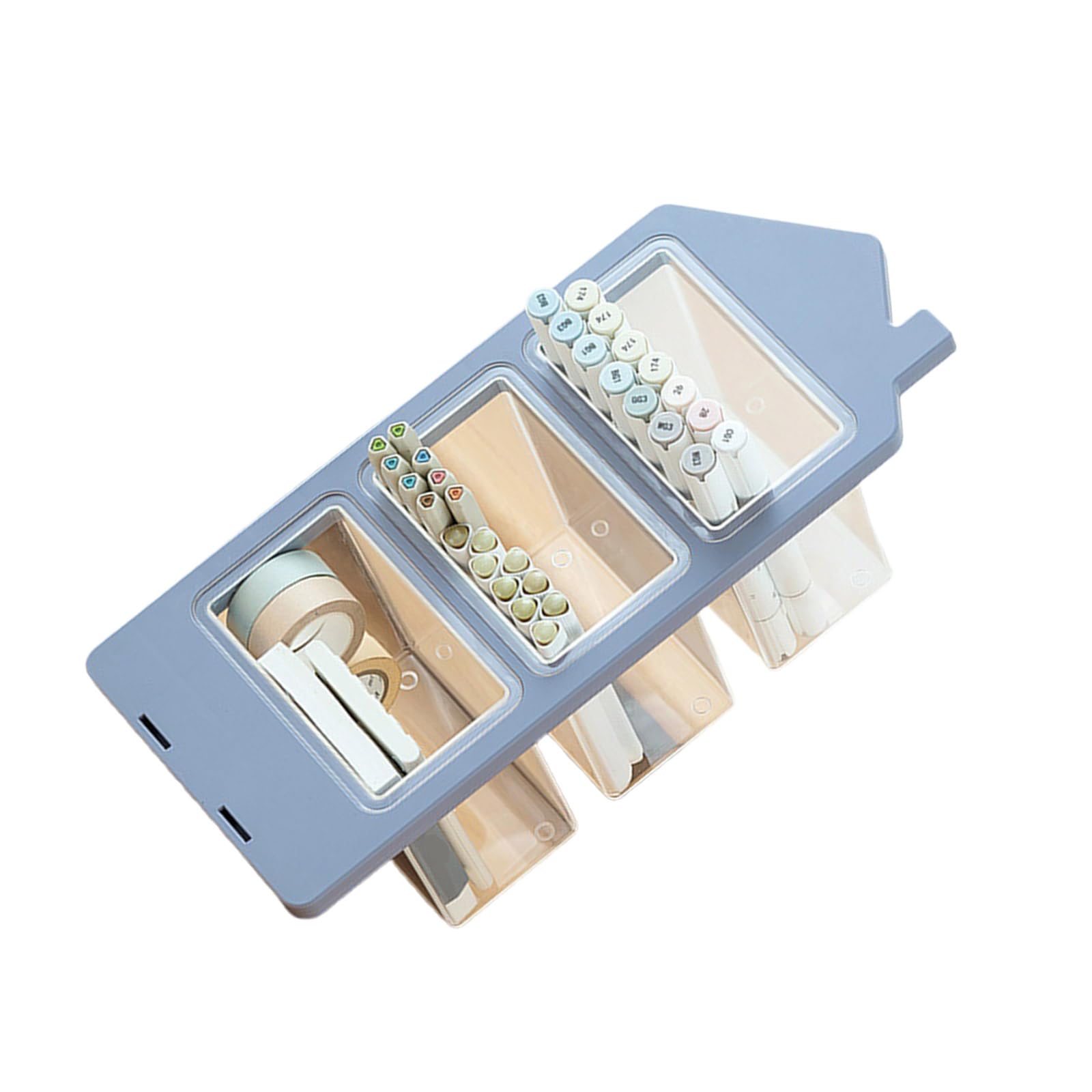 HDOYTXXM Multifunctional Pencil Holder Pen Organisers Slanted Pen Holder Desk School Supplies for Student Pencil Storage