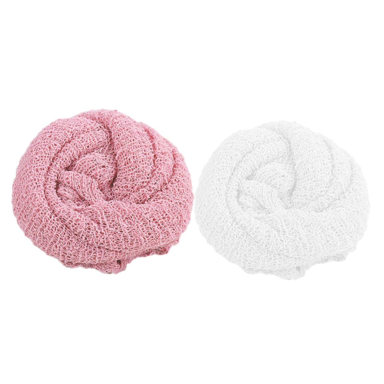 6piezas Envolvente para Recién Nacido Pack De Premium Transpirable y para Fotografía y Baño y Rosa