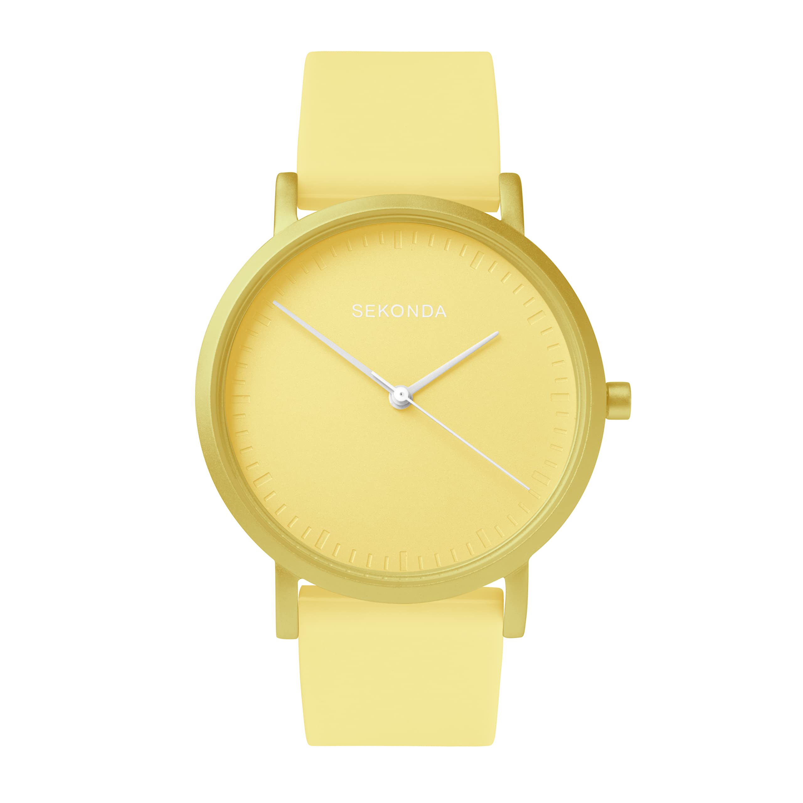 Sekonda Women's Yellow Palette Watch | Case & Silicone Strap With Dial | 40551