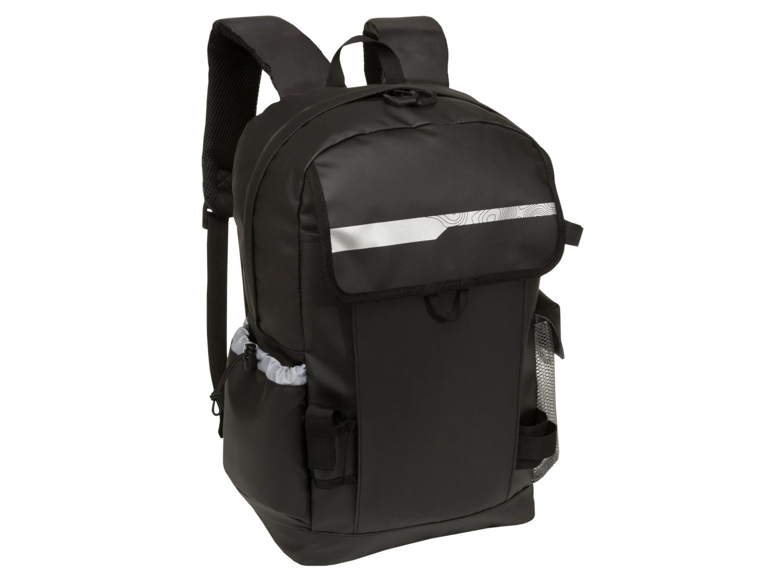 27L Fishing Backpack Black Rod Holder & Tackle Storage