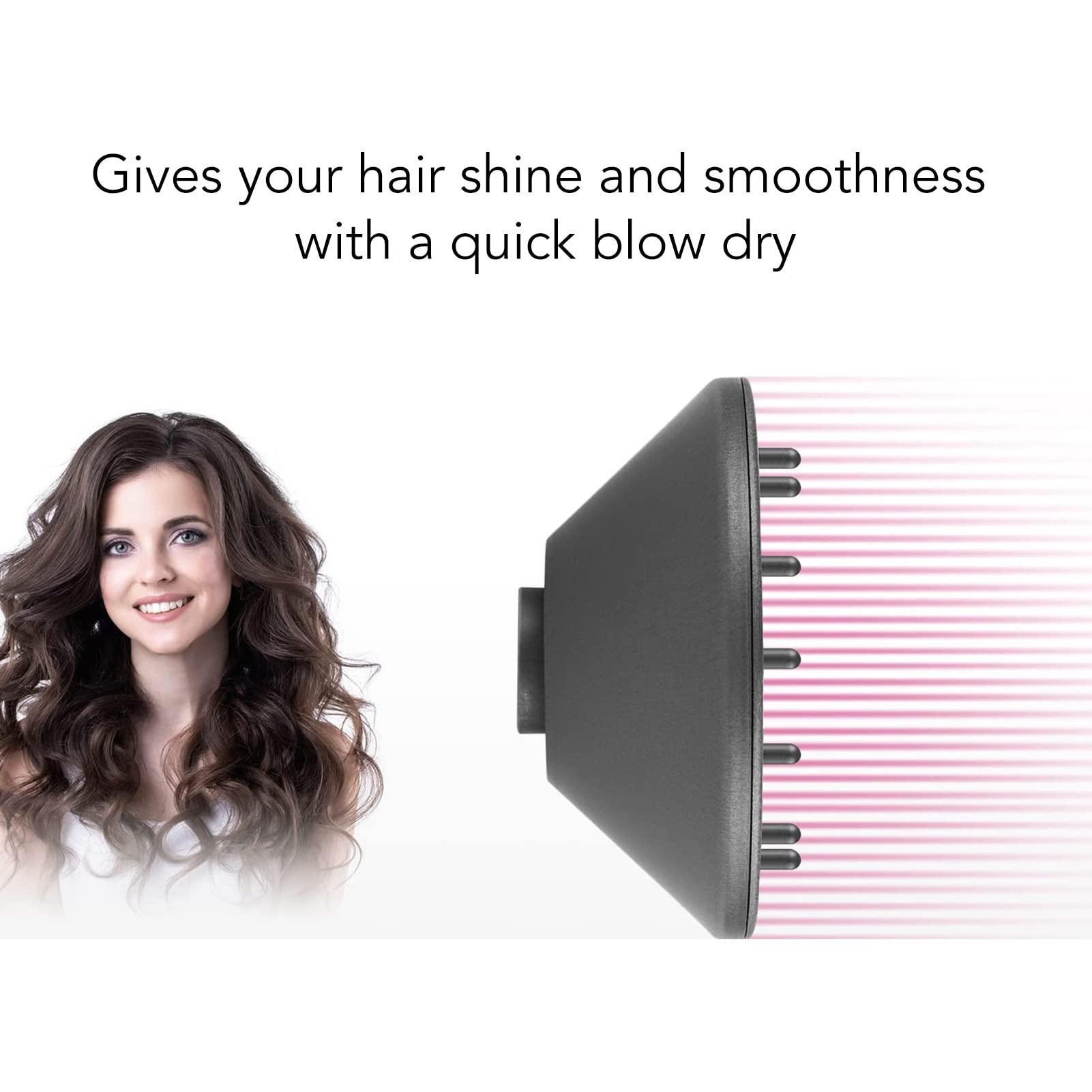 Hair Difuser Attachment,Universal Hair Diffuser Adaptable Hair Dryer Attachment Quick Blow Dry Dryer Air Nozzle