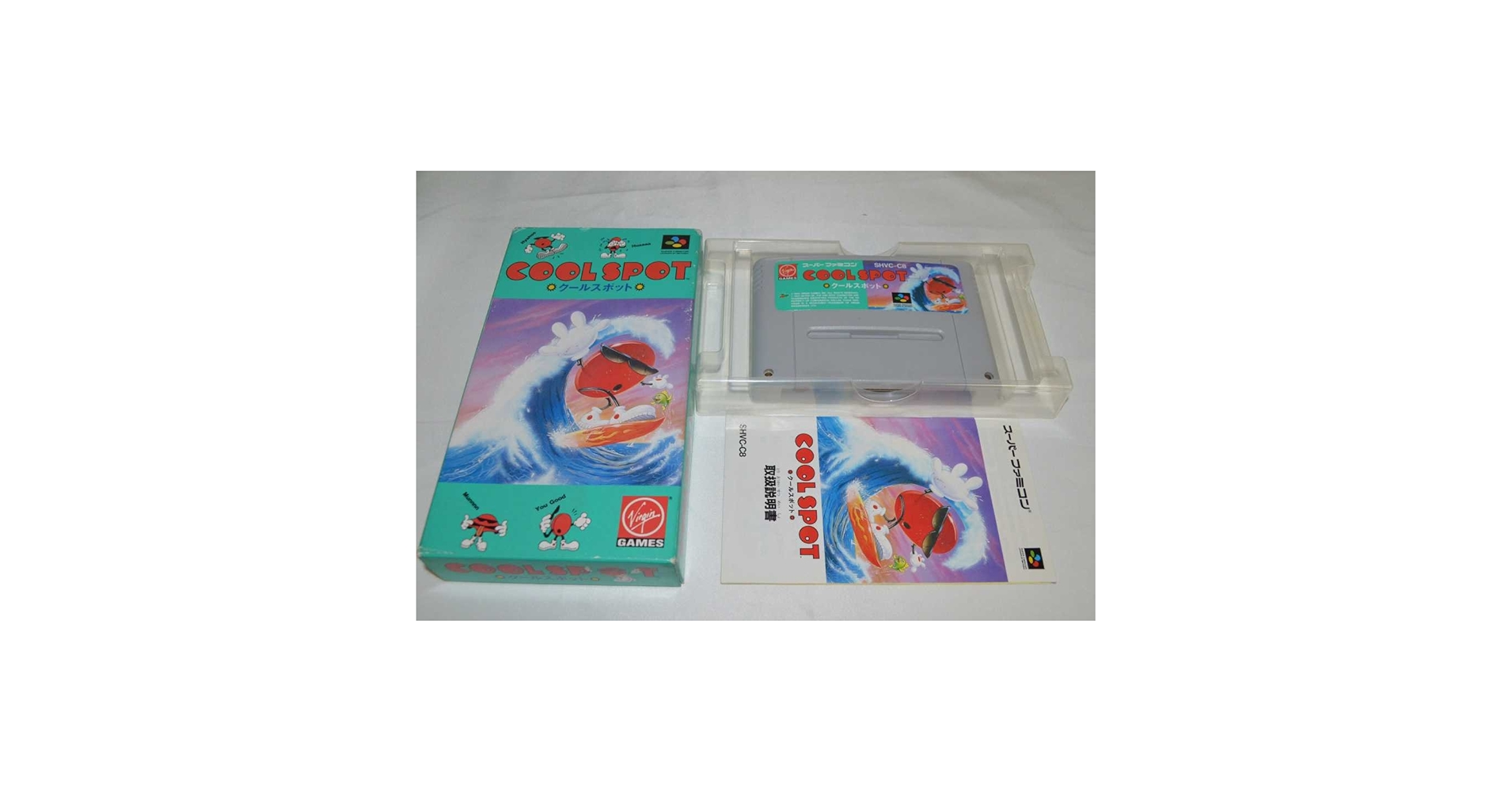 【レア】『クールスポット（SFC）』（ゲームチラシ） ヴァージンゲーム「クールスポット」チラシ/Virgin Games